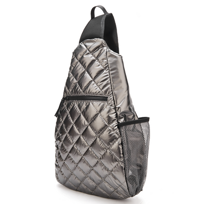 Veranda Sling Backpack- Gun Metal